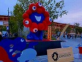 会場ではミャクミャクがお出迎い